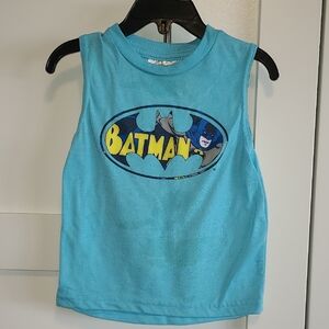 Batman Kids Turquoise Tank Top